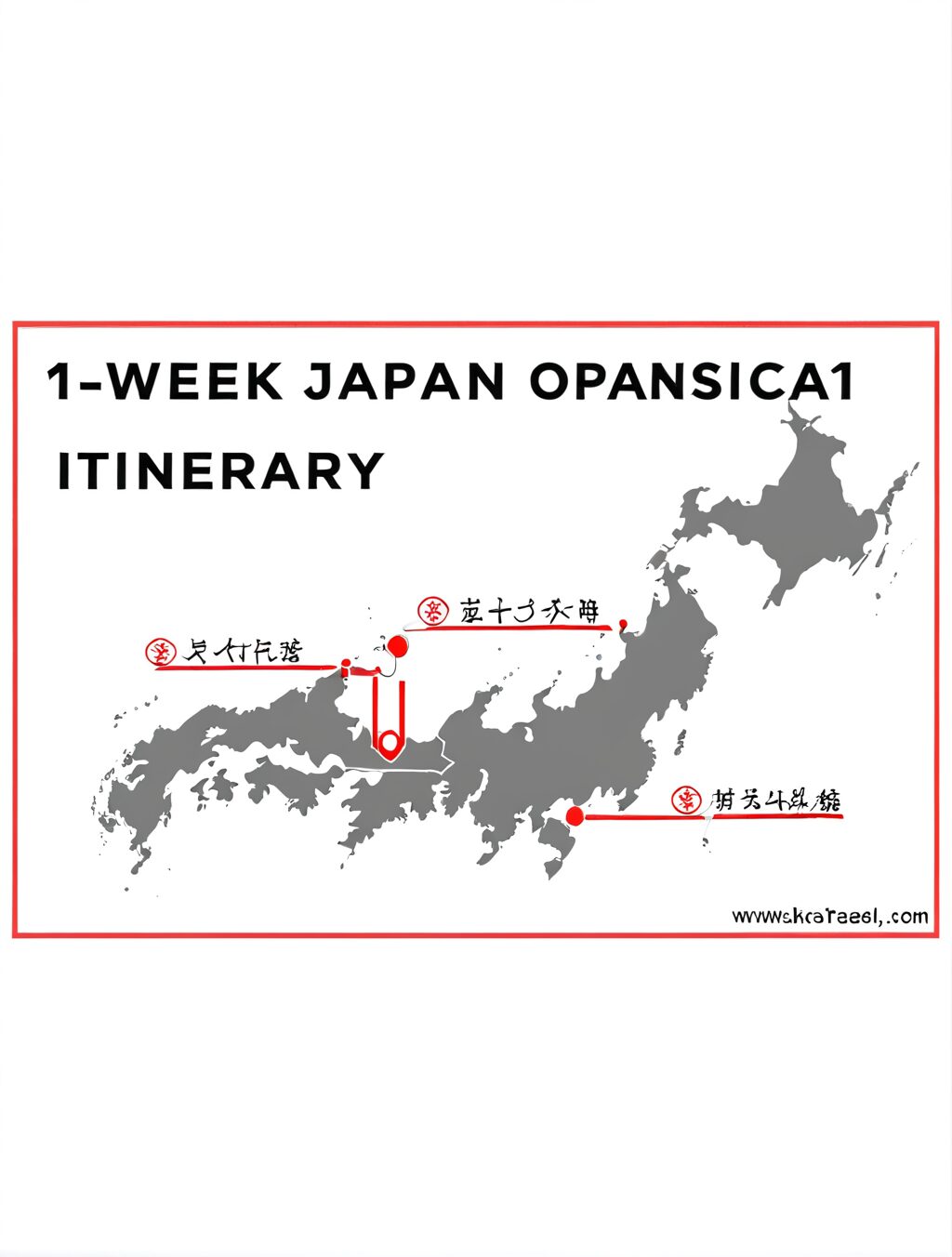 japan travel itinerary 1 week