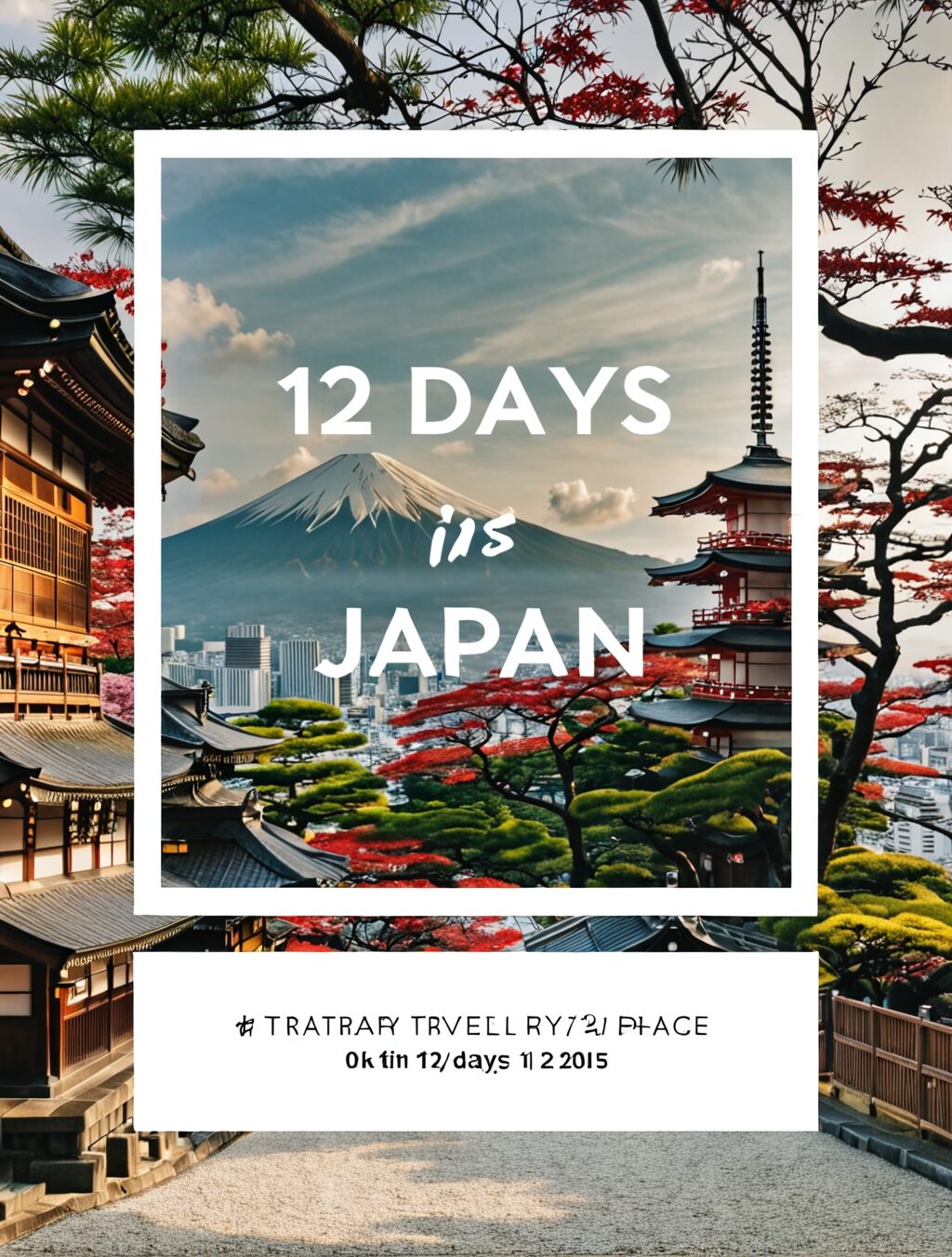japan travel itinerary 12 days