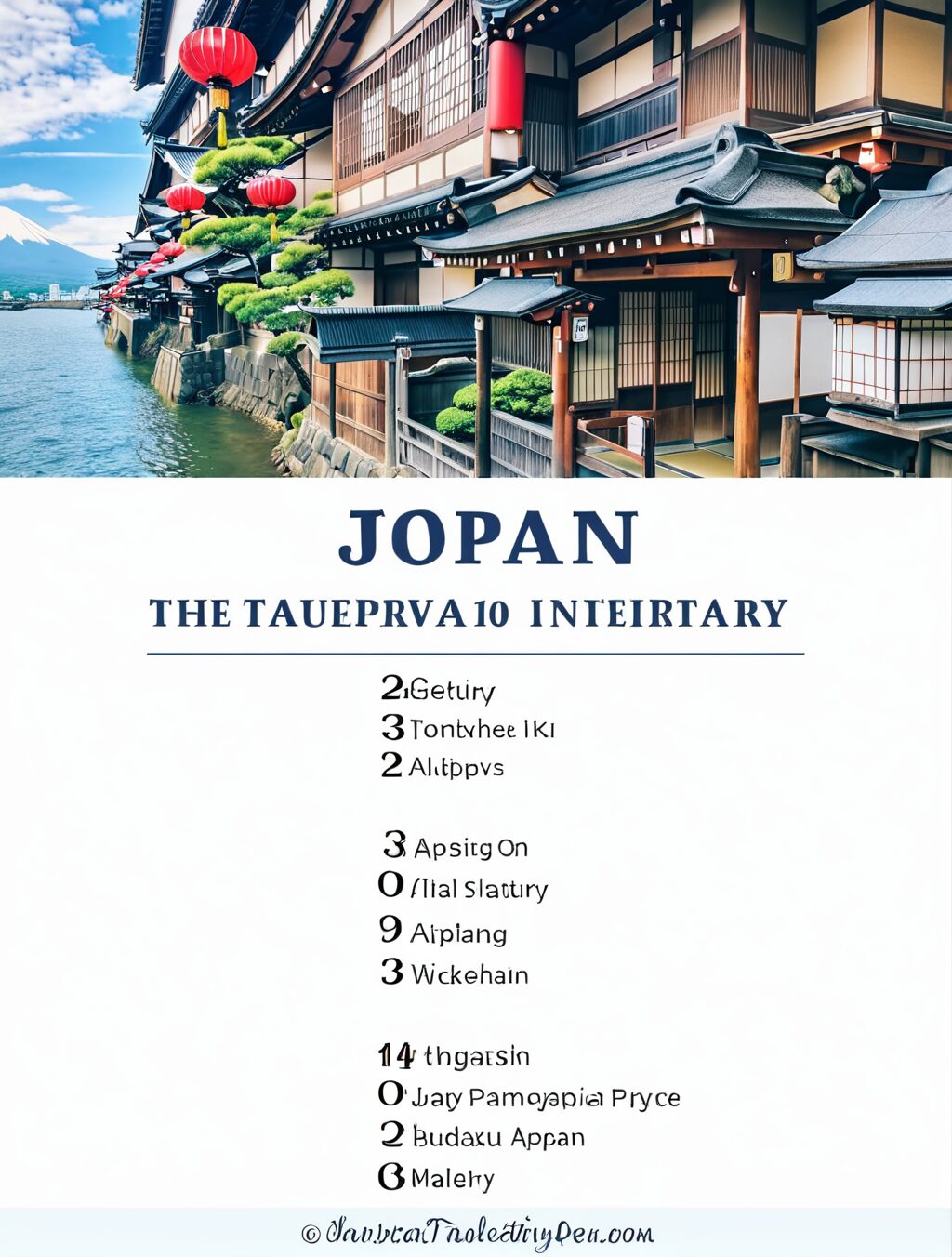 japan travel itinerary 5 days