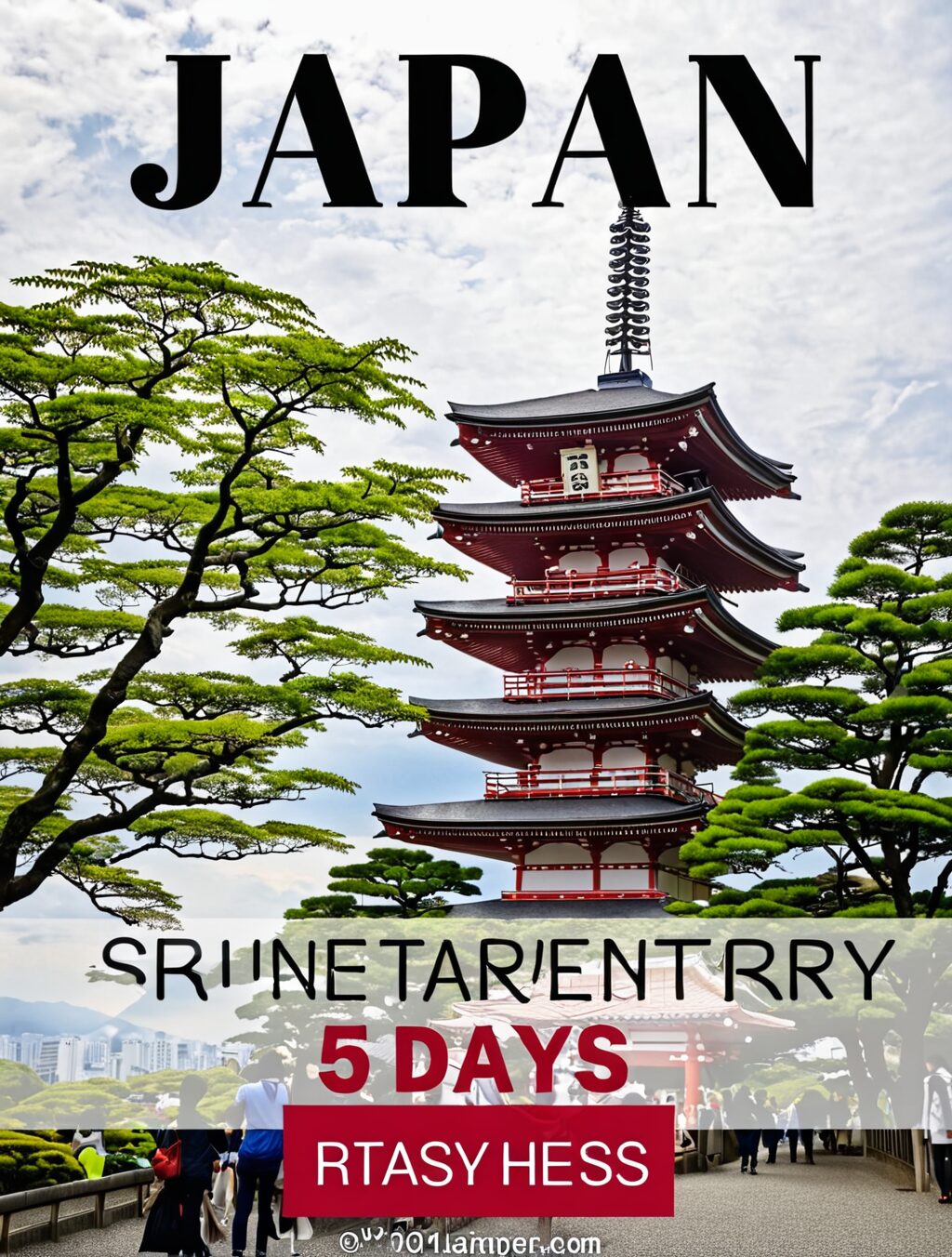 japan travel itinerary 5 days