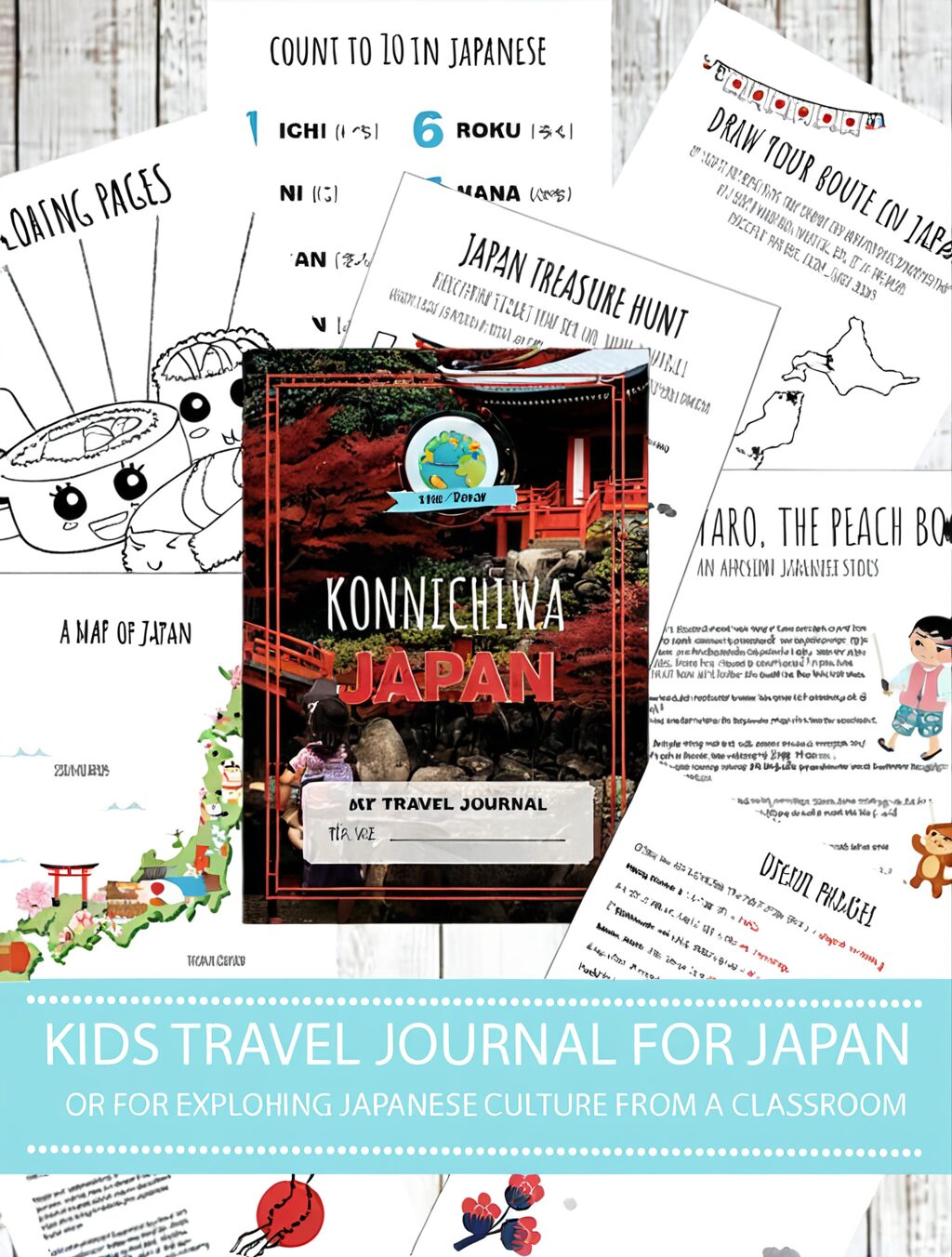 japan travel journal for kids