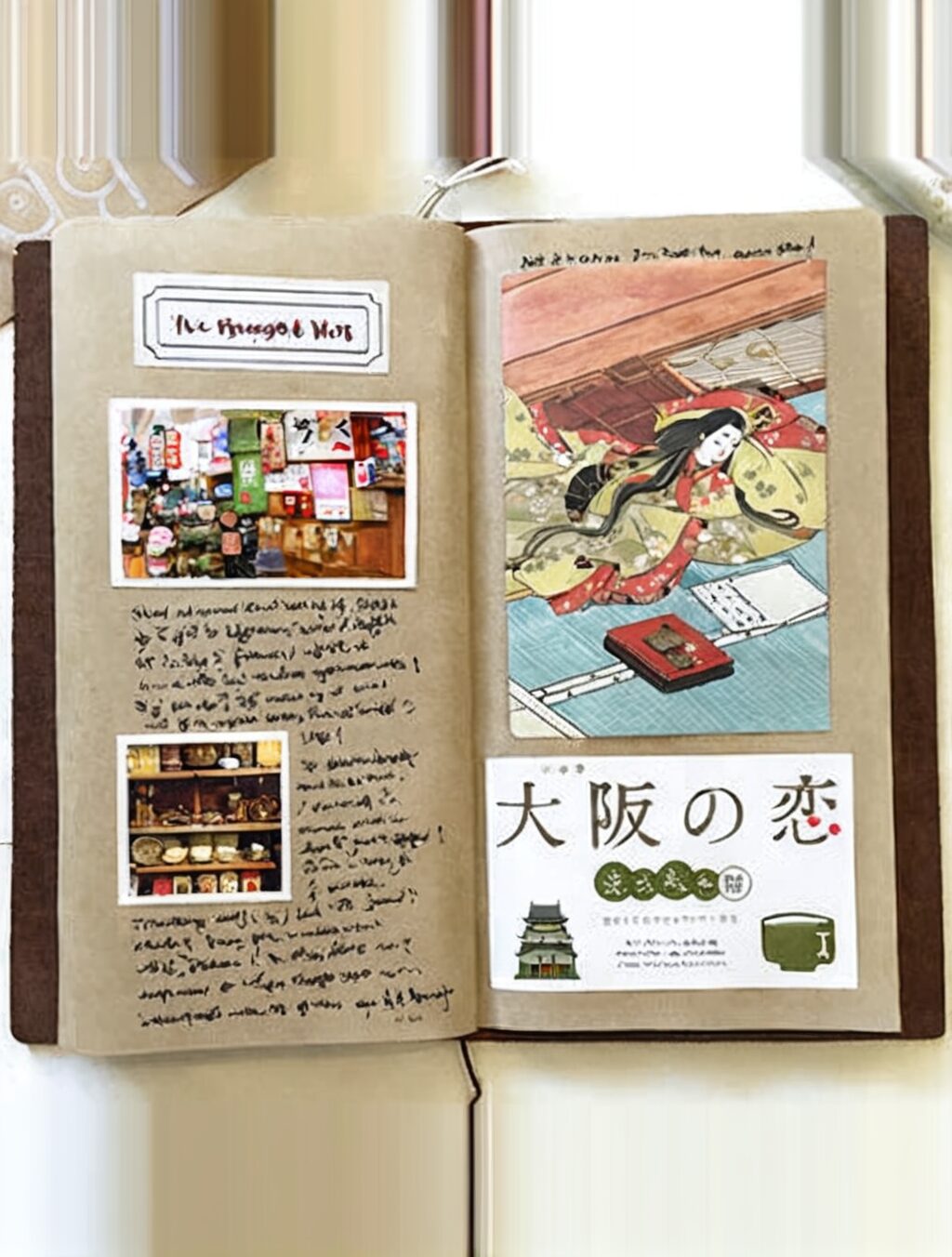 japan travel journal notebook