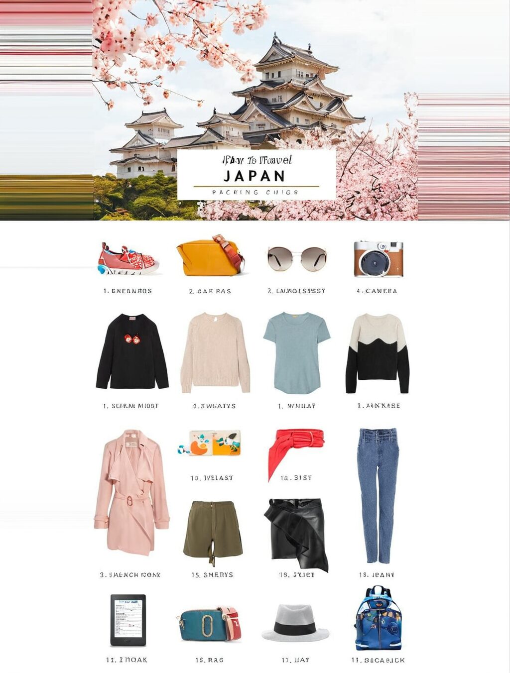 japan travel packing list reddit