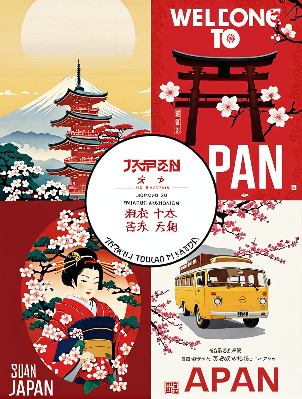 japan travel posters