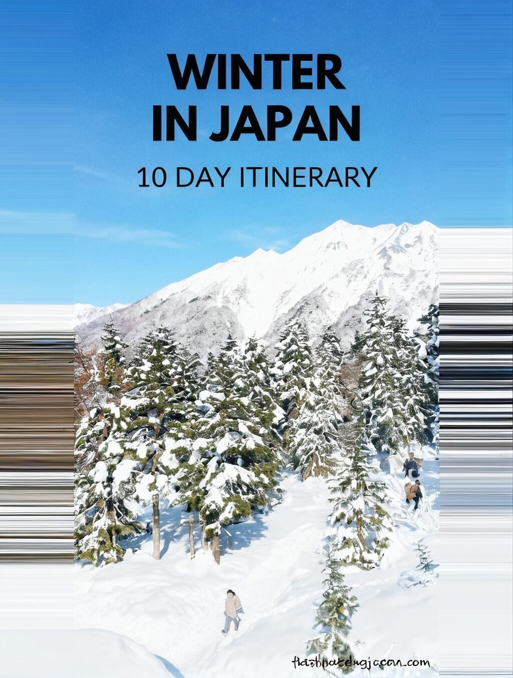 japan winter itinerary december