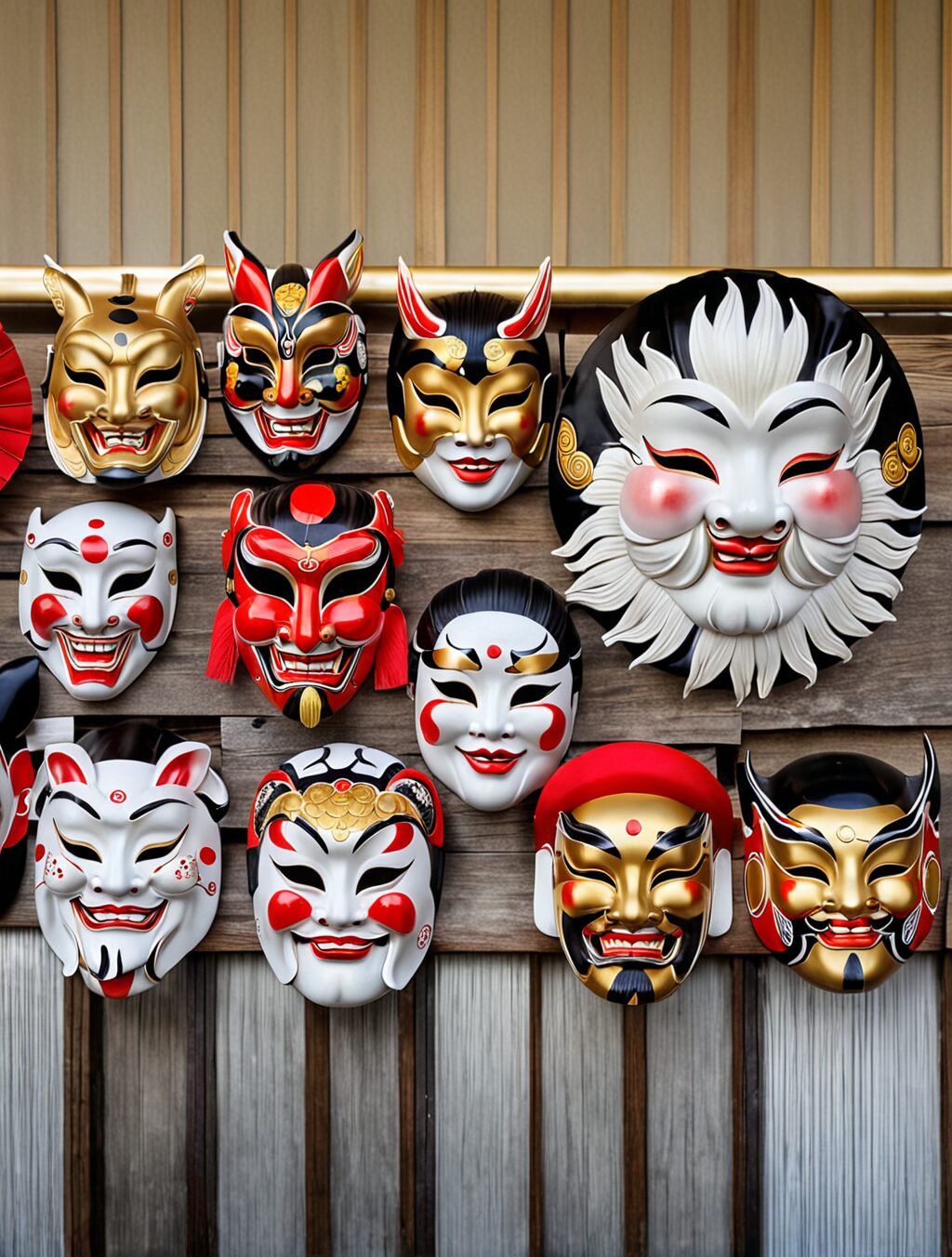 japanese cultural masks