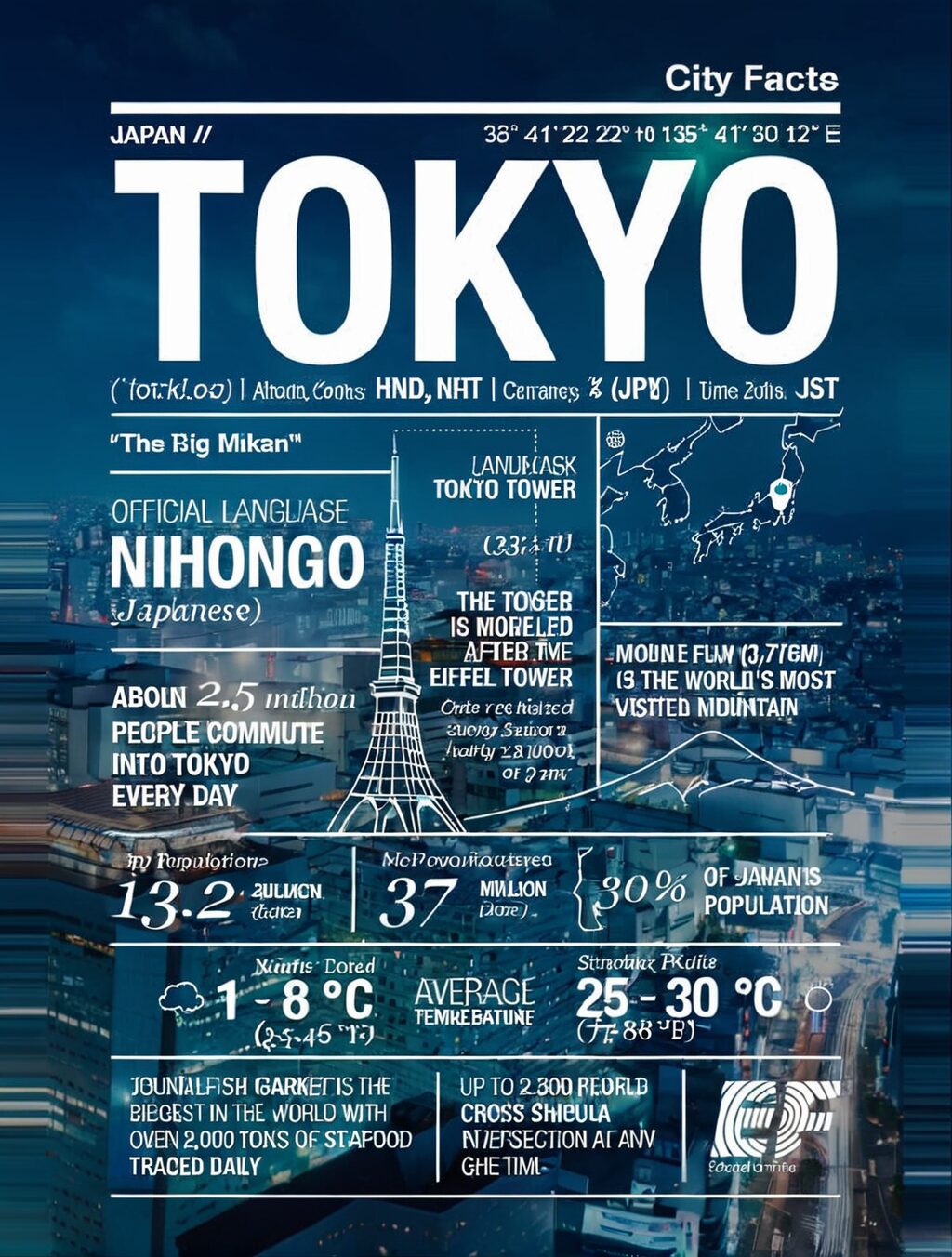 most visited cities in japan statistics