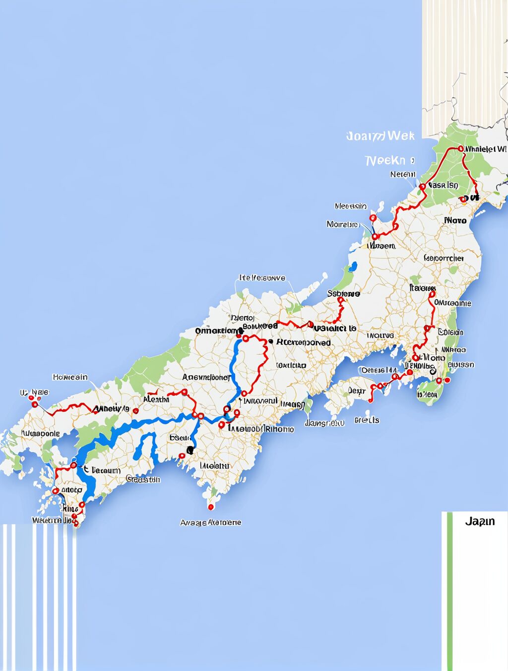 on average how much is a 2 week trip to japan