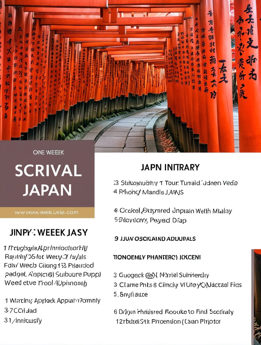 one week japan itinerary