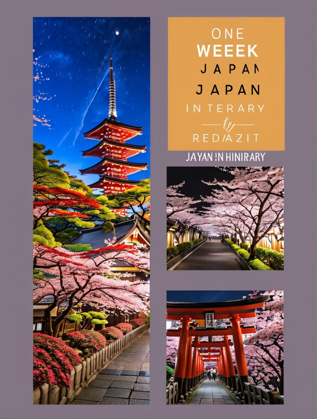 one week japan itinerary reddit