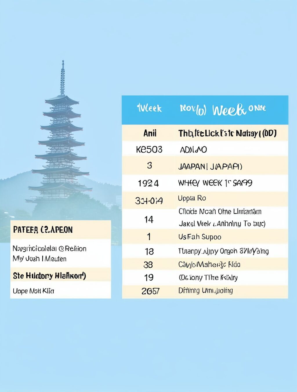 one week japan itinerary with kids