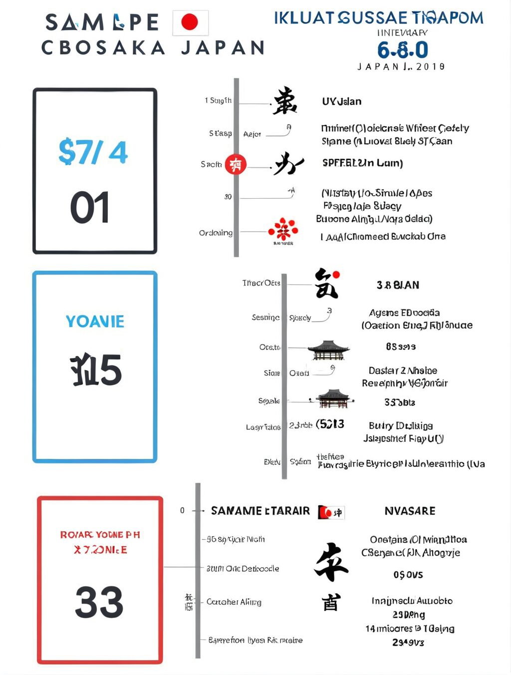 sample japan itinerary osaka