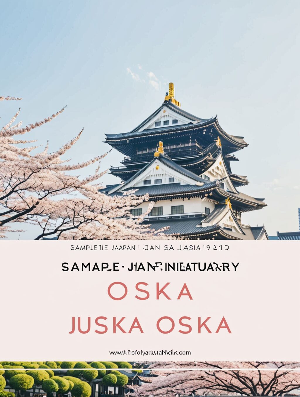 sample japan itinerary osaka