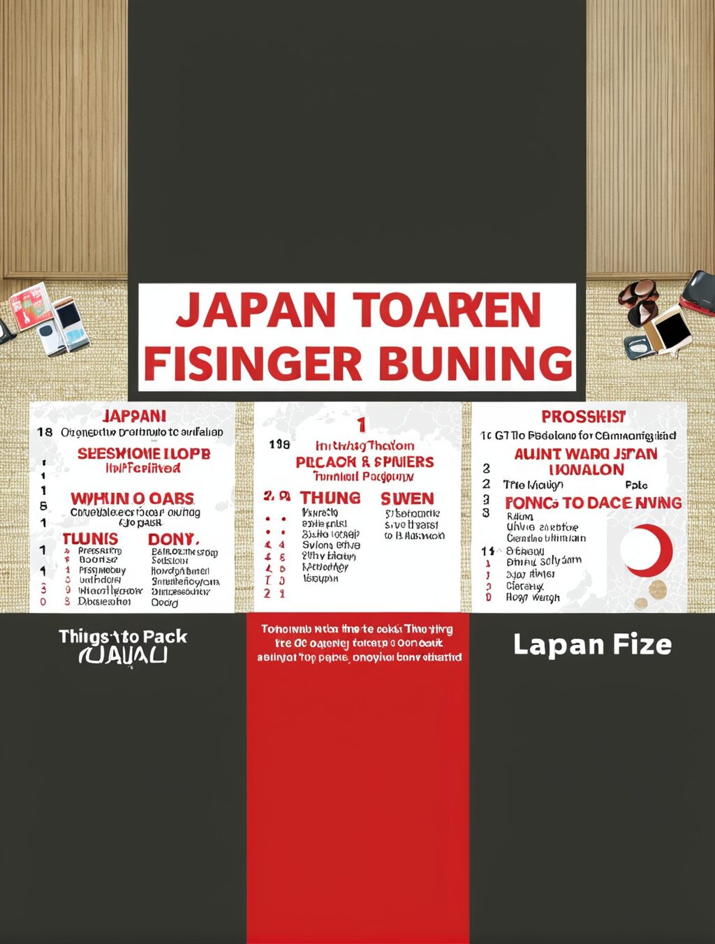 things to pack when going to japan