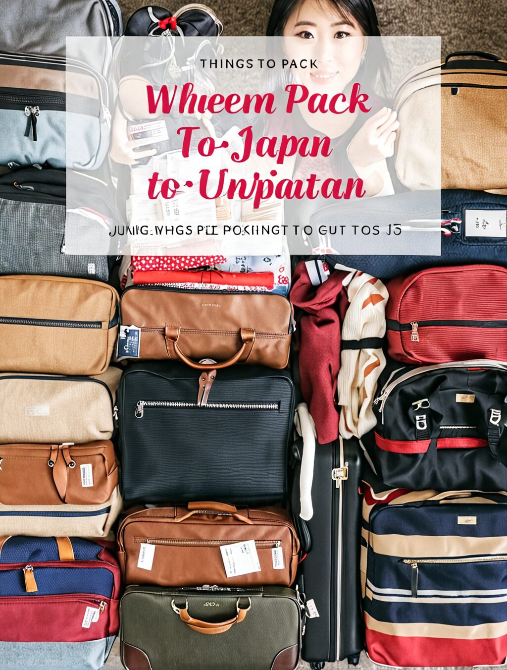 things to pack when going to japan