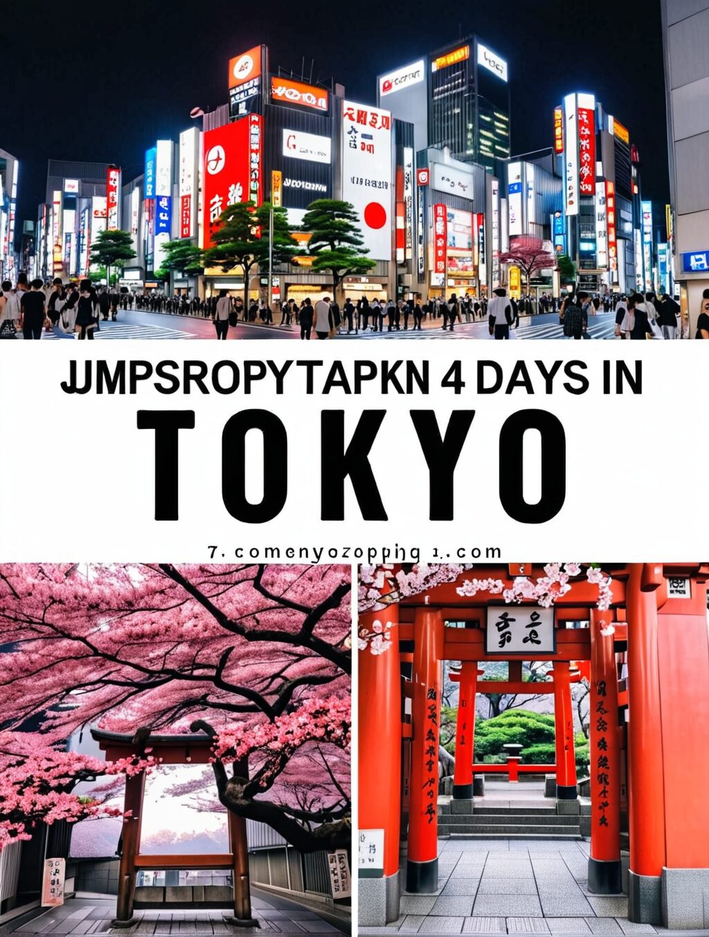tokyo japan itinerary 4 days