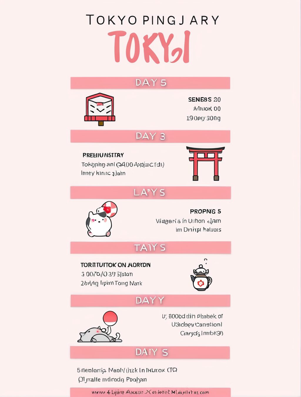 tokyo japan itinerary 5 days