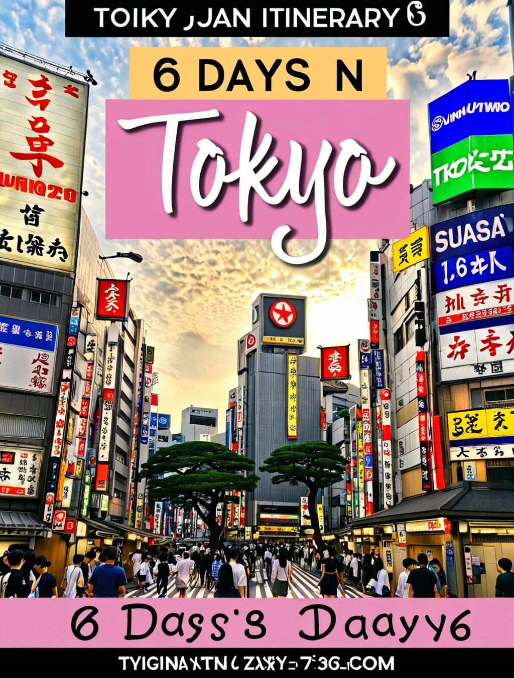 tokyo japan itinerary 6 days