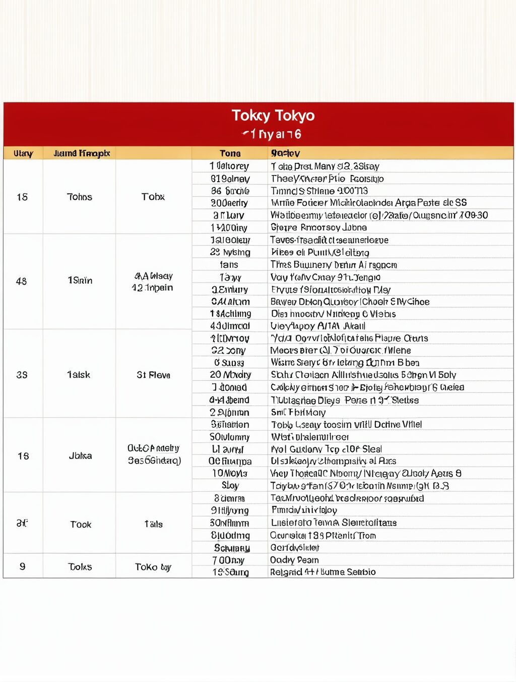 tokyo japan itinerary 6 days