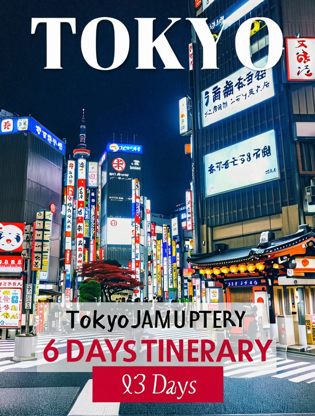 tokyo japan itinerary 6 days