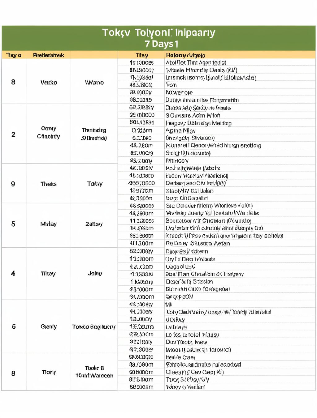 tokyo japan itinerary 7 days