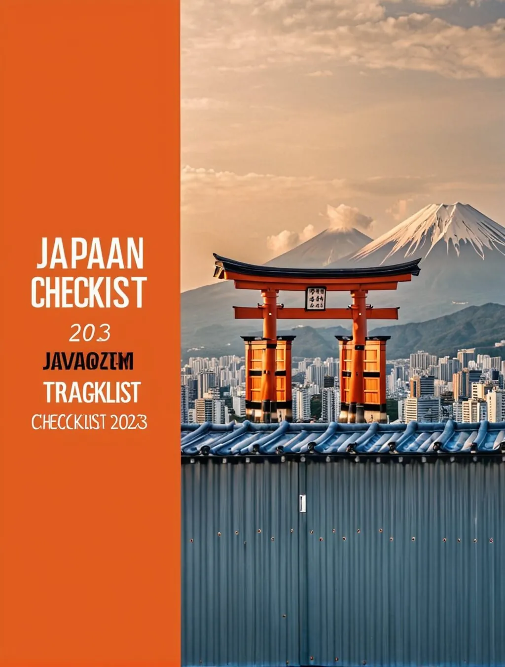 travel japan checklist 2023