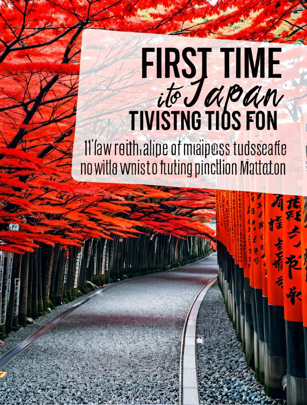 traveling to japan for the first time reddit