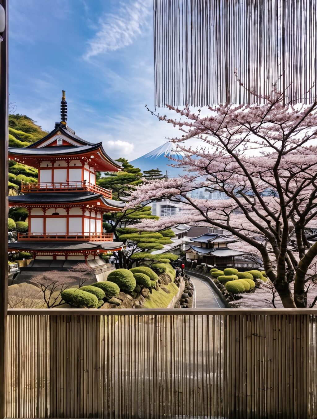 visiting japan in late april