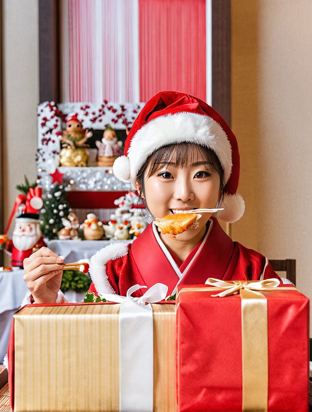 what do many people in japan eat on christmas day