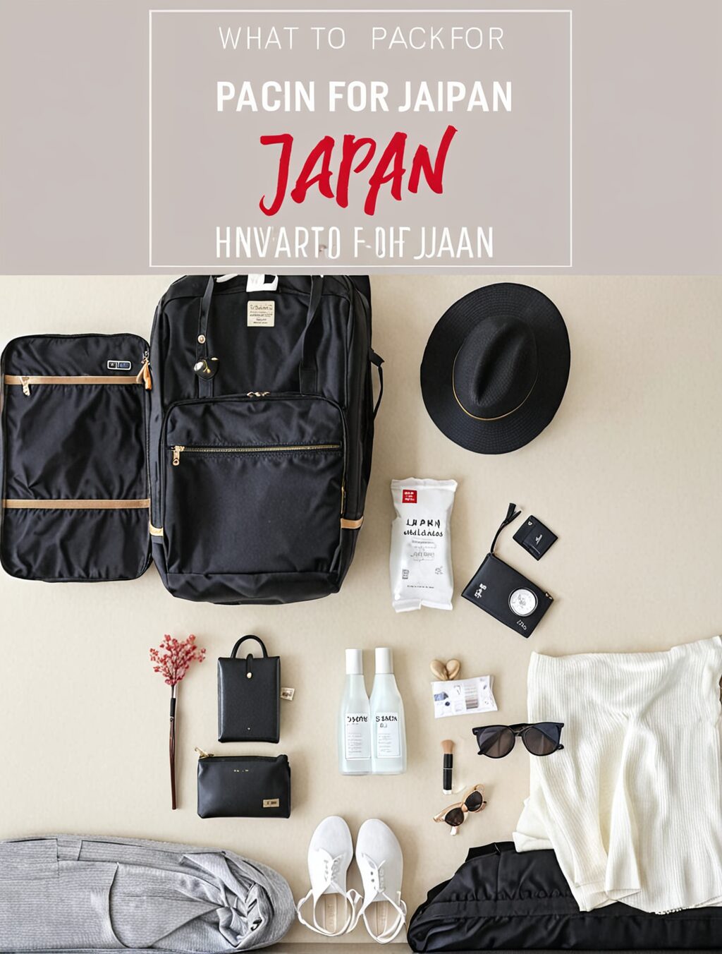 what to pack for a trip to japan in march