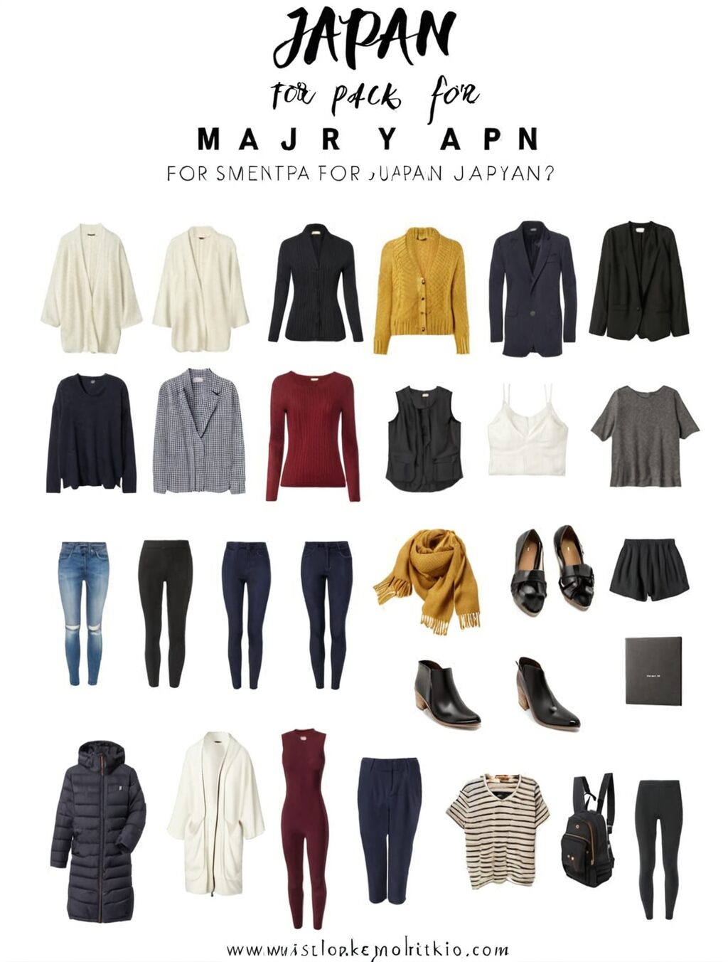 what to pack for a trip to japan in september