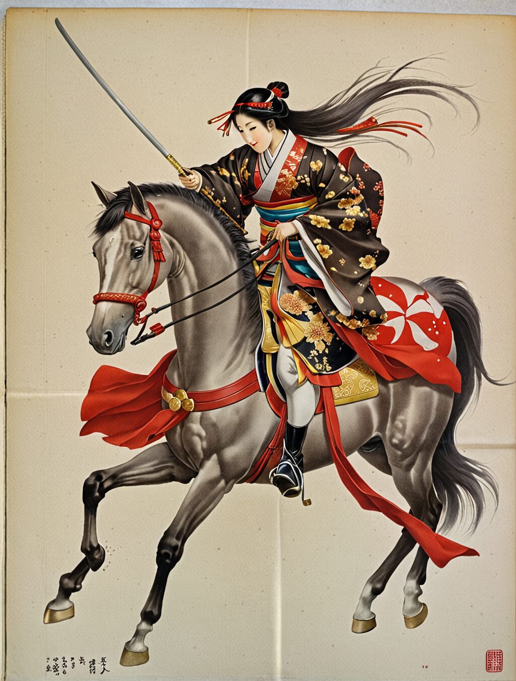 when did japanese get horses
