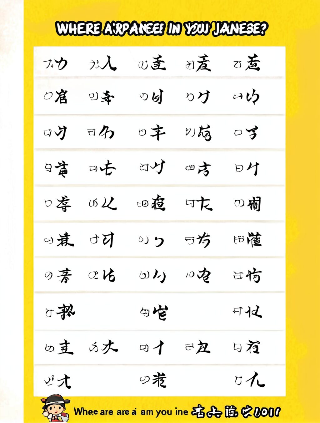 where are you in japanese word