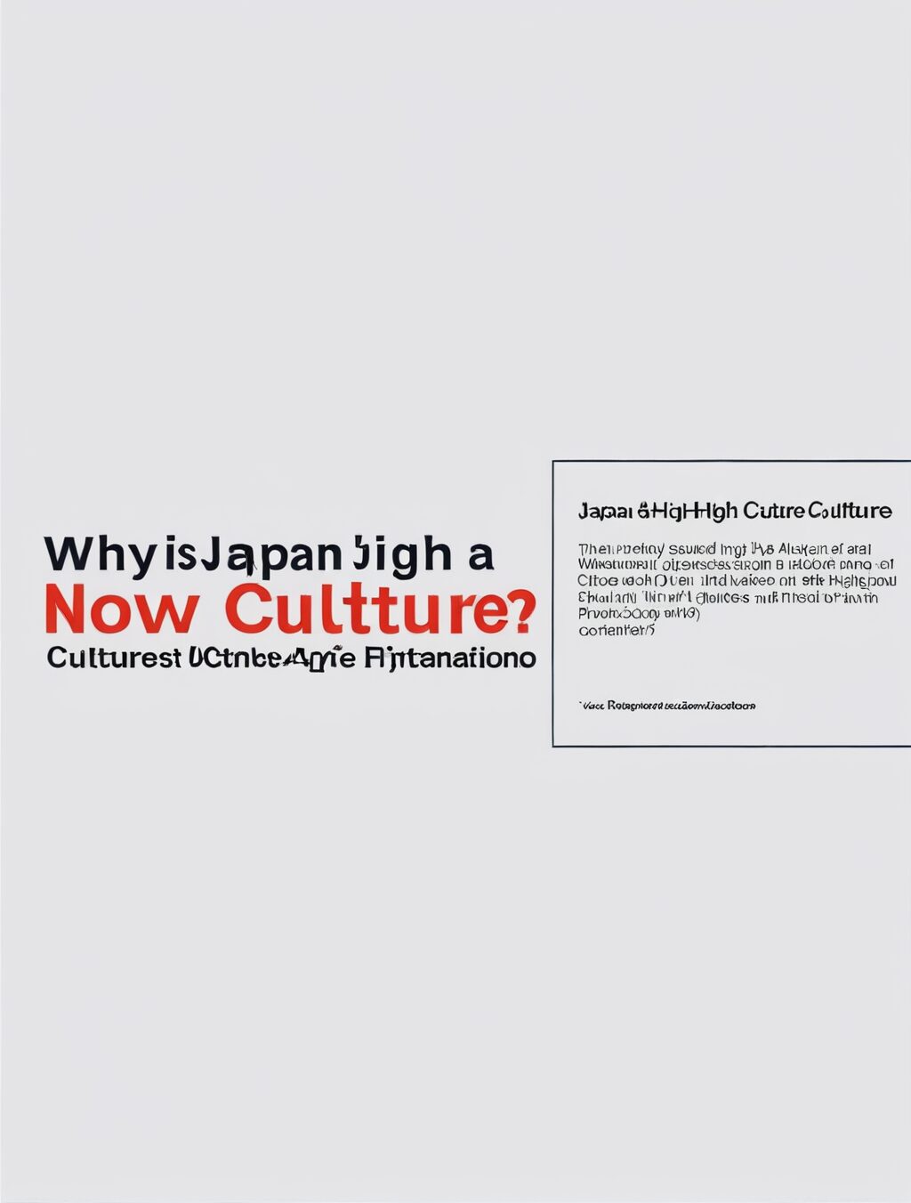 why is japan a high context culture