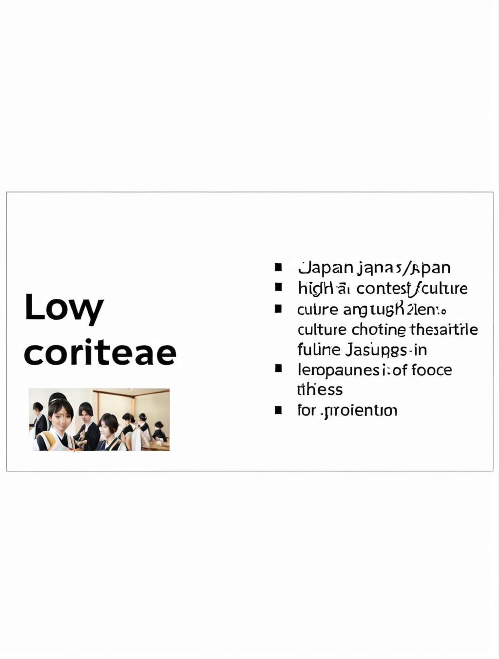 why is japan a high context culture