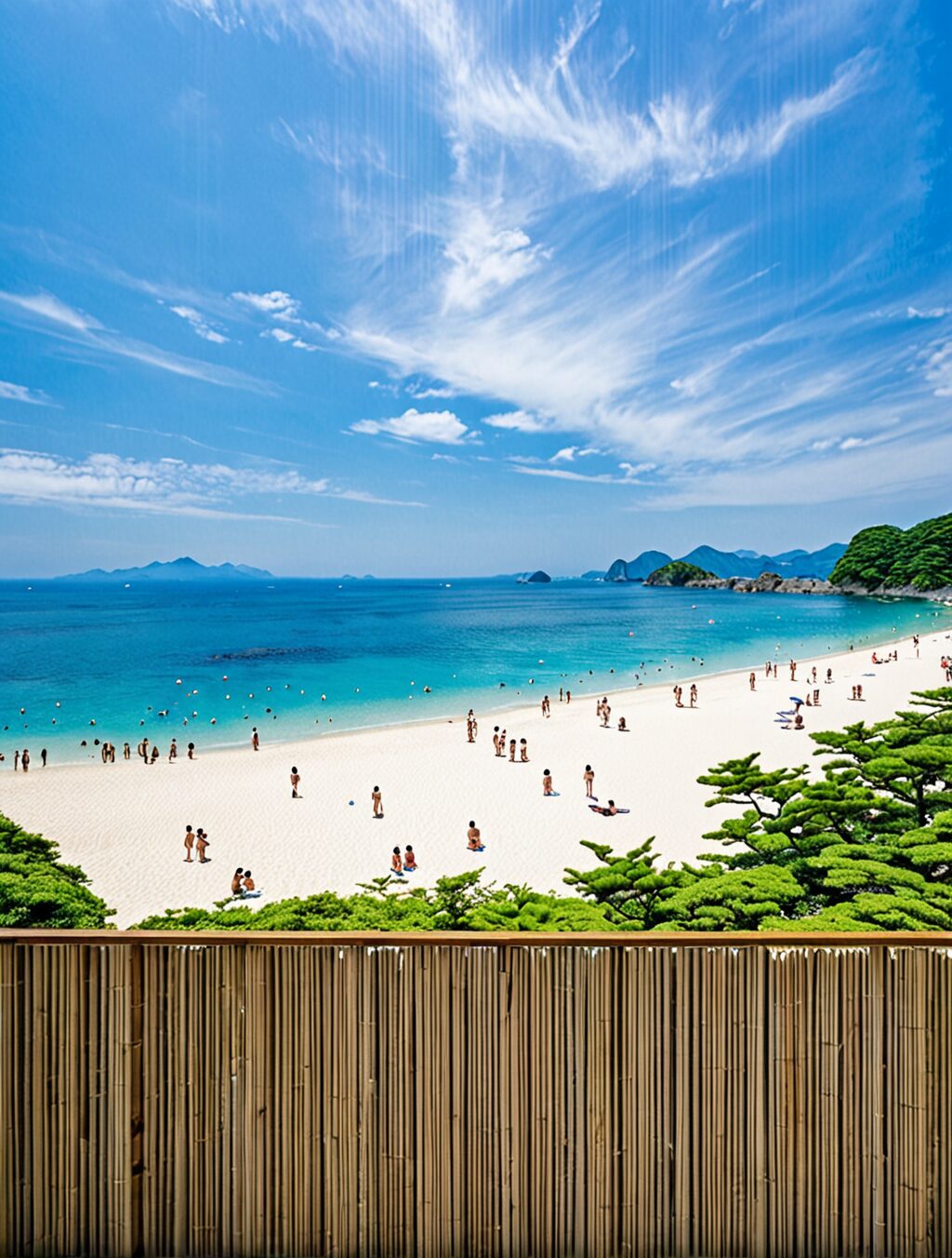 why japan has no swimmable beaches