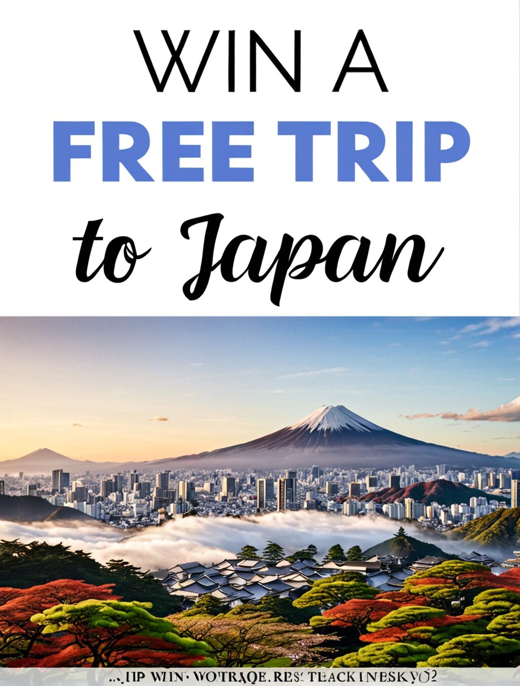 win a trip to japan 2023 waitrose