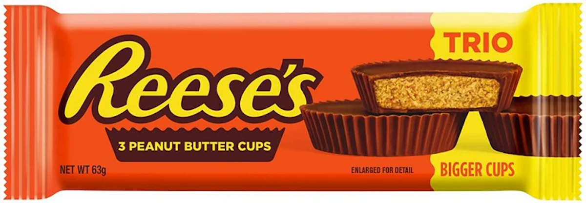 Reese's Peanut Butter Cups Trio 63g maapähkinävoisuklaa | K-Ruoka ...