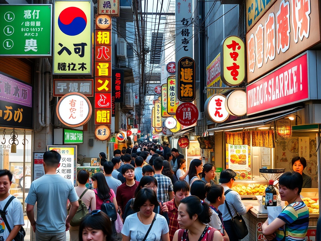 Cultural Tapestry: Exploring Shin Okubo's Vibrant Street Life